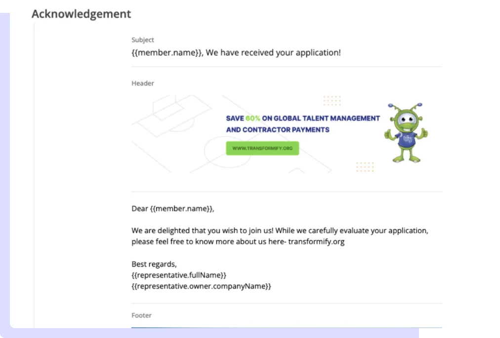 Automate and personalise communication